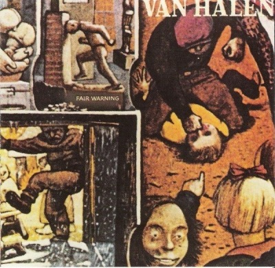 Van Halen - Fair Warning (Album, 1981): oprawa graficzna przedniej okładki