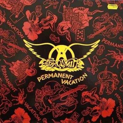 Aerosmith - Permanent Vacation (Album, 1987): oprawa graficzna przedniej okładki