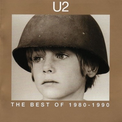 U2 - The Best of 1980-1990 (Kompilacja, 1998): oprawa graficzna przedniej okładki