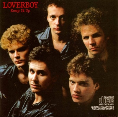 Loverboy - Keep It Up (Album, 1983): oprawa graficzna przedniej okładki
