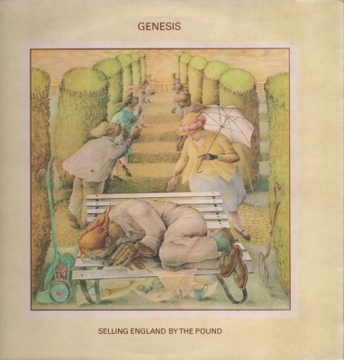 Genesis - Selling England By The Pound (Album, 1973): oprawa graficzna przedniej okładki