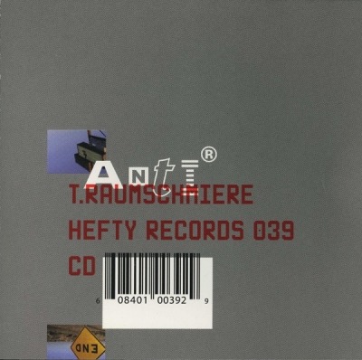 T.Raumschmiere - Anti (Album, 2002): oprawa graficzna przedniej okładki