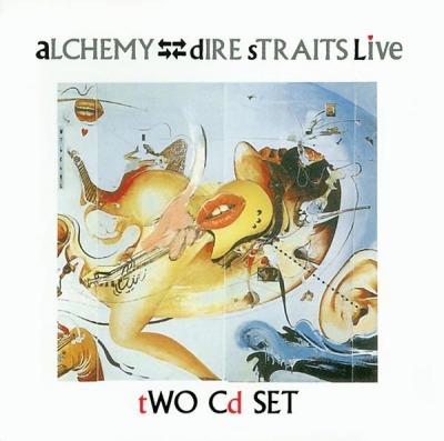 Dire Straits - Alchemy - Dire Straits Live (Album, 1984): oprawa graficzna przedniej okładki