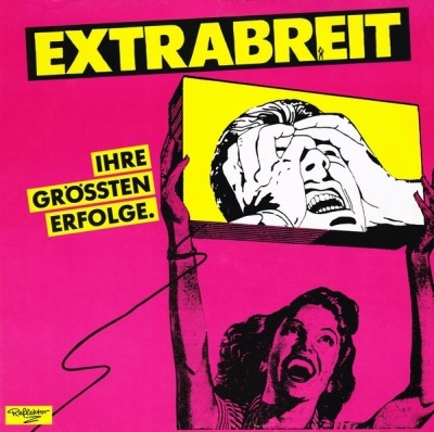 Extrabreit - Ihre Grössten Erfolge (Winyl, LP, Album, Stereo, ℗ © 1980): oprawa graficzna przedniej okładki