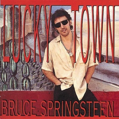 Bruce Springsteen - Lucky Town (Album, 1992): oprawa graficzna przedniej okładki
