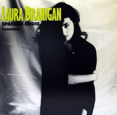 Laura Branigan - Spanish Eddie (Singiel, 1985): oprawa graficzna przedniej okładki