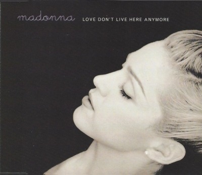 Madonna - Love Don't Live Here Anymore (Singiel, 1984): oprawa graficzna przedniej okładki