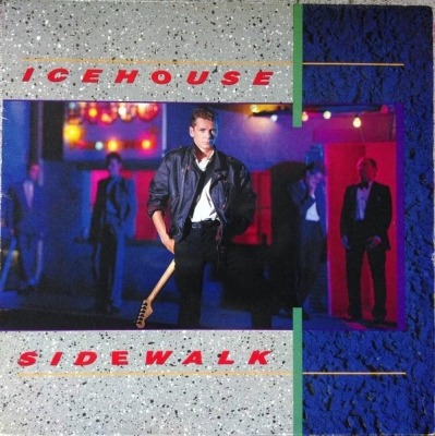 Icehouse - Sidewalk (Album, 1984): oprawa graficzna przedniej okładki
