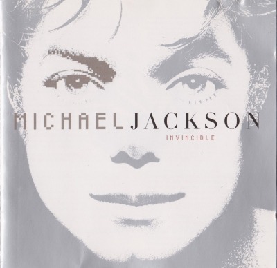 Michael Jackson - Invincible (Album, 2001): oprawa graficzna przedniej okładki