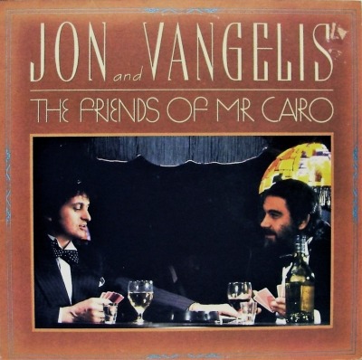 Jon And Vangelis - The Friends Of Mr Cairo (Album, 1981): oprawa graficzna przedniej okładki