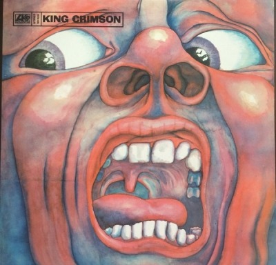 King Crimson - In The Court Of The Crimson King (An Observation By King Crimson) (Album, 1969): oprawa graficzna przedniej okładki
