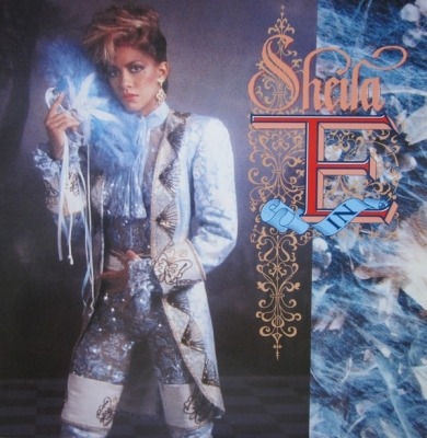 Sheila E. - In Romance 1600 (Album, 1985): oprawa graficzna przedniej okładki