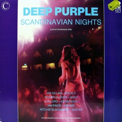Deep Purple - Scandinavian Nights (Live In Stockholm 1970) (Album, 2 x Winyl, LP, Gatefold , ℗ © 1988): oprawa graficzna przedniej okładki