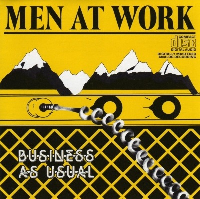 Men at Work - Business as Usual (Album, 1982): oprawa graficzna przedniej okładki