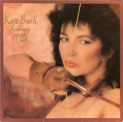 Kate Bush - Running Up That Hill (Singiel, 1985): oprawa graficzna przedniej okładki
