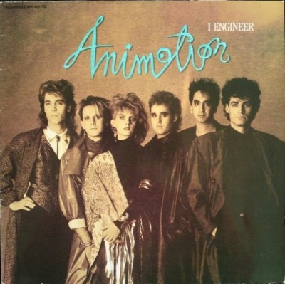 Animotion - I Engineer (Singiel, 1986): oprawa graficzna przedniej okładki