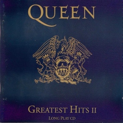 Queen - Greatest Hits II (Kompilacja, 1991): oprawa graficzna przedniej okładki