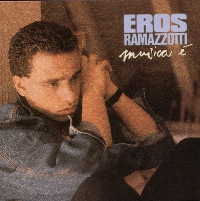 Eros Ramazzotti - Musica È (Album, 1988): oprawa graficzna przedniej okładki