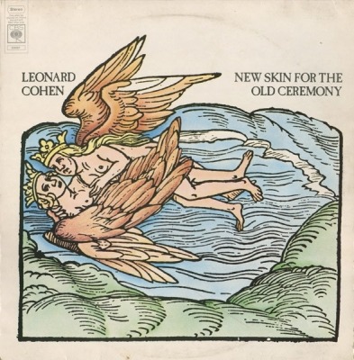 Leonard Cohen - New Skin For The Old Ceremony (Album, 1974): oprawa graficzna przedniej okładki
