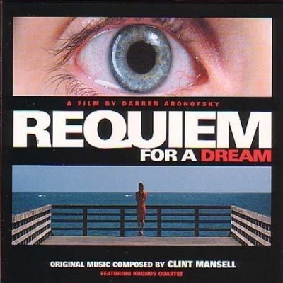Clint Mansell - Requiem for a Dream (Album, 2000): oprawa graficzna przedniej okładki