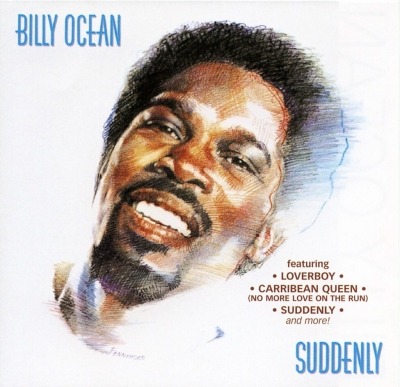 Billy Ocean - Suddenly (Album, 1984): oprawa graficzna przedniej okładki