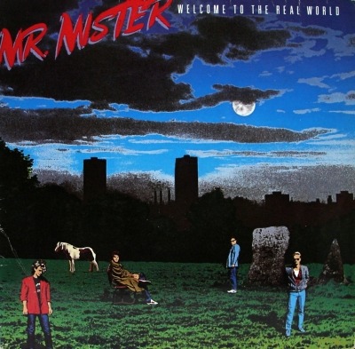 Mr. Mister - Welcome To The Real World (Album, 1985): oprawa graficzna przedniej okładki