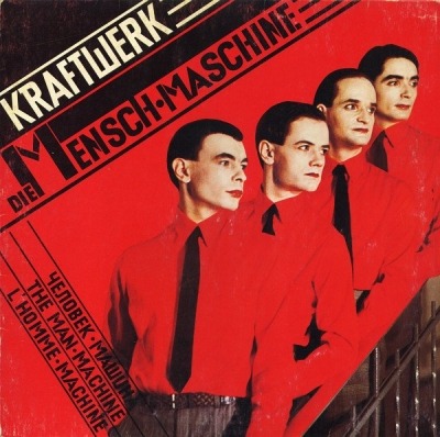 Kraftwerk - Die Mensch·Maschine (Album, 1978): oprawa graficzna przedniej okładki