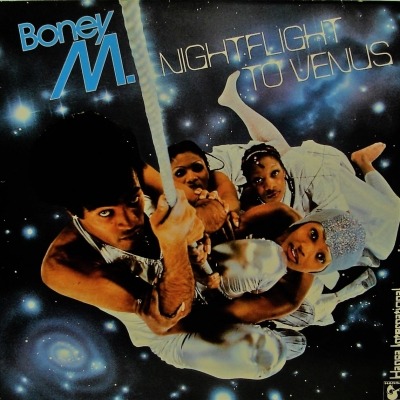 Boney M. - Nightflight To Venus (Album, 1978): oprawa graficzna przedniej okładki