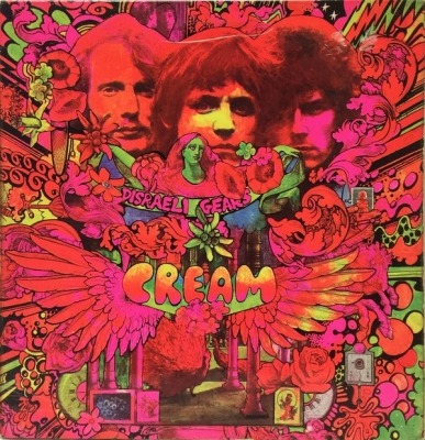 Cream - Disraeli Gears (Album, 1967): oprawa graficzna przedniej okładki