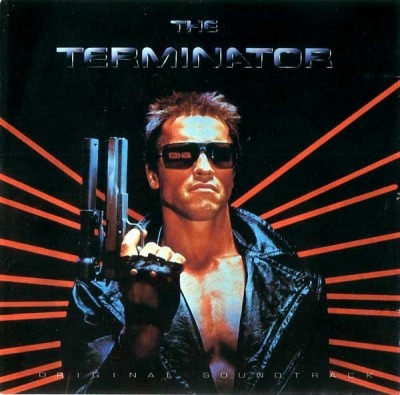 Różni wykonawcy (ścieżka dźwiękowa) - The Terminator (Original Soundtrack) (Album, 1984): oprawa graficzna przedniej okładki