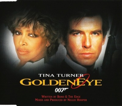 Tina Turner - GoldenEye (Singiel, 1995): oprawa graficzna przedniej okładki
