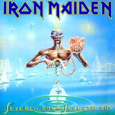 Iron Maiden - Seventh Son Of A Seventh Son (Album, 1988): oprawa graficzna przedniej okładki