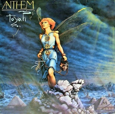 Toyah - Anthem (Album, 1981): oprawa graficzna przedniej okładki