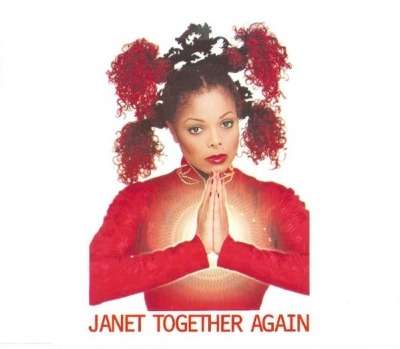 Janet - Together Again (Singiel, 1997): oprawa graficzna przedniej okładki