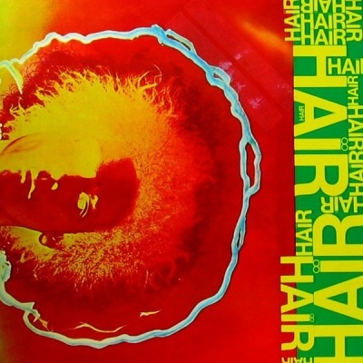 Różni wykonawcy - Hair (Album, 1968): oprawa graficzna przedniej okładki