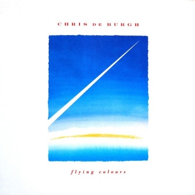 Chris de Burgh - Flying Colours (Album, 1988): oprawa graficzna przedniej okładki