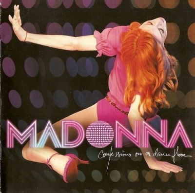 Madonna - Confessions on a Dance Floor (Album, 2005): oprawa graficzna przedniej okładki