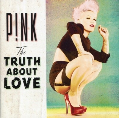 P!nk - The Truth About Love (Album, 2012): oprawa graficzna przedniej okładki