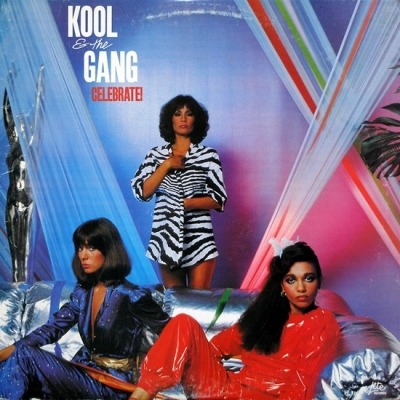 Kool & The Gang - Celebrate! (Album, 1980): oprawa graficzna przedniej okładki