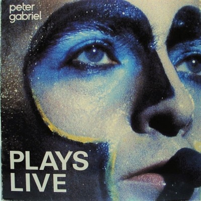 Peter Gabriel - Plays Live (Album, 1983): oprawa graficzna przedniej okładki