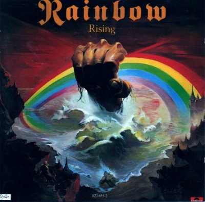 Rainbow - Rising (Album, 1976): oprawa graficzna przedniej okładki