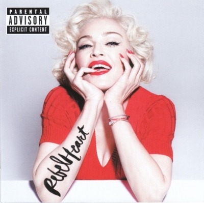 Madonna - Rebel Heart (Album, 2015): oprawa graficzna przedniej okładki