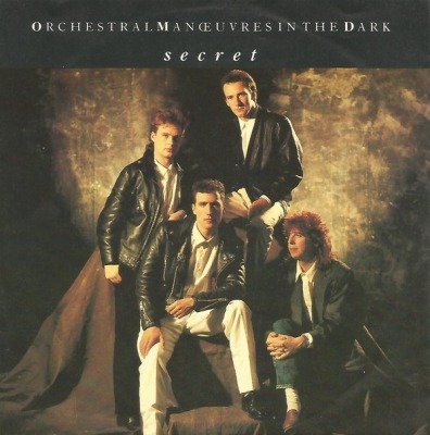 Orchestral Manœuvres In The Dark - Secret (Singiel, 1985): oprawa graficzna przedniej okładki