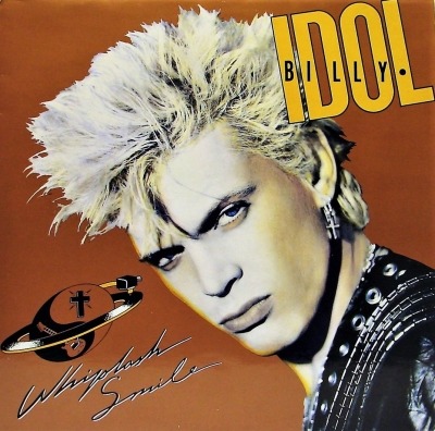 Billy Idol - Whiplash Smile (Album, 1986): oprawa graficzna przedniej okładki