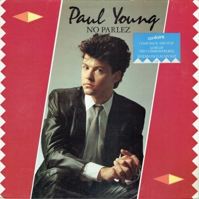 Paul Young - No Parlez (Album, 1983): oprawa graficzna przedniej okładki