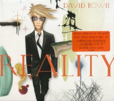 David Bowie - Reality (Album, 2003): oprawa graficzna przedniej okładki