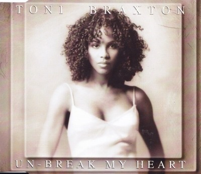 Toni Braxton - Un-Break My Heart (Singiel, 1996): oprawa graficzna przedniej okładki