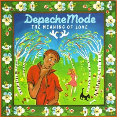 Depeche Mode - The Meaning Of Love (Singiel, 1982): oprawa graficzna przedniej okładki