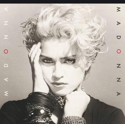 Madonna - Madonna (Album, 1983): oprawa graficzna przedniej okładki