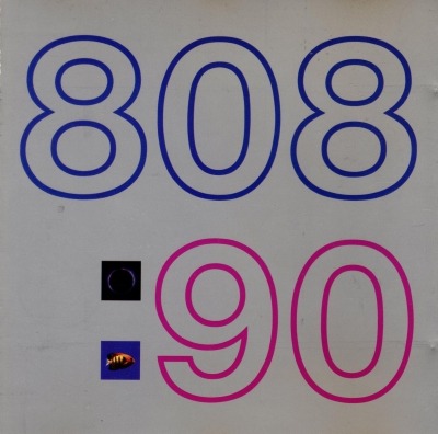 808 State - Ninety (Album, 1989): oprawa graficzna przedniej okładki